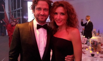 Carmen Brumă s-a distrat cu Gerard Butler la Cannes