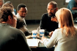 Vicellous Reon Shannon şi Denzel Washington